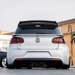 For VW Golf 6 Golf MK6 GTI GTD 6R 2010-2013 Rear Roof Spoiler Cap Robot Style Rear Trunk Lip Spoiler Wing Car Accessories Tuning