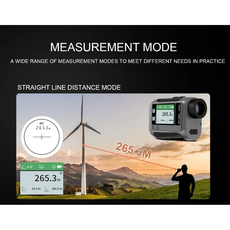 1-Newly upgraded digital testers 1200m vibration rangefinder Golf rangefinder Laser rangefinder