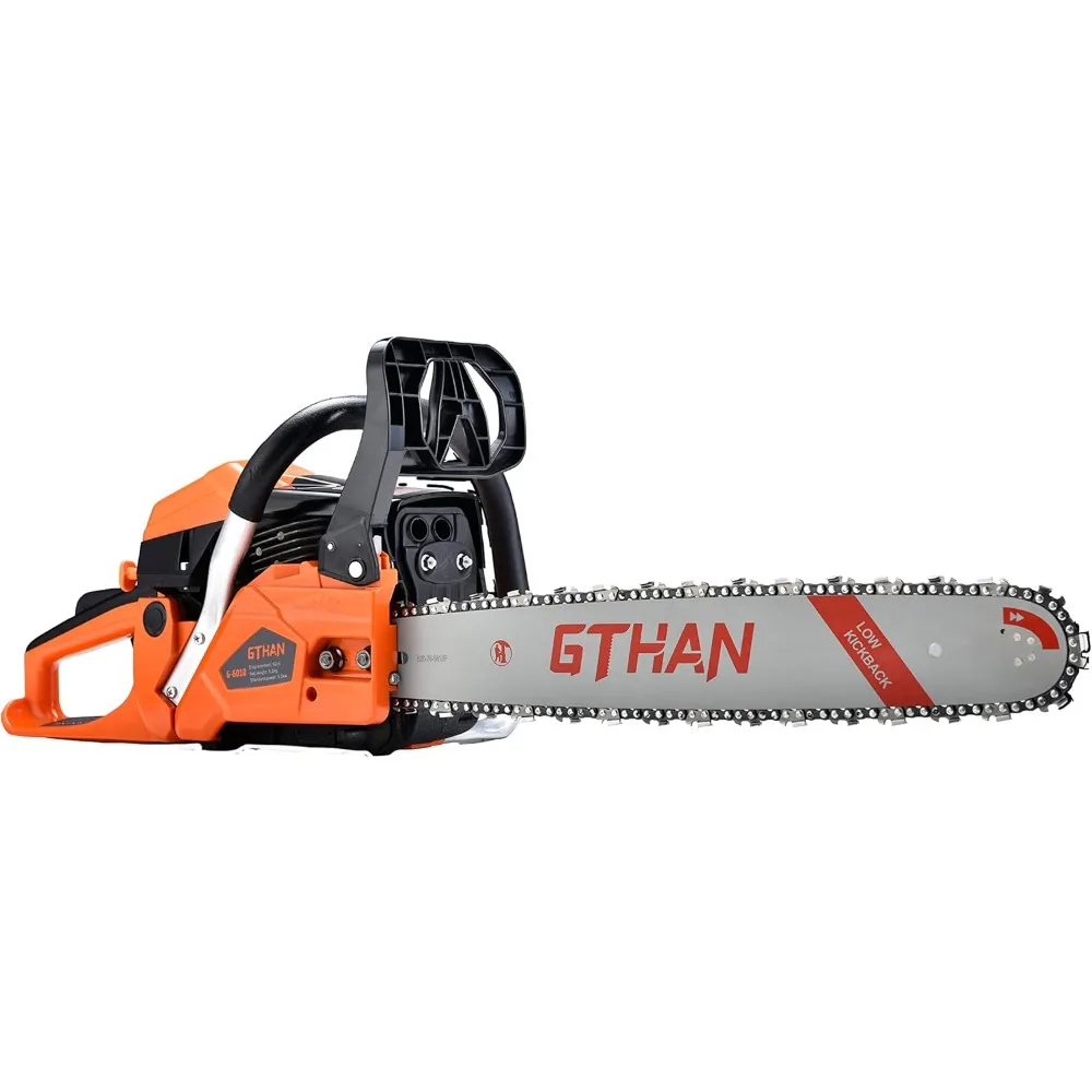 

62cc Gas Chainsaws 2-Cycle Gasoline Powered Chain Saws Handheld Cordless Petrol Chainsaws Optional 20 Inches Gas