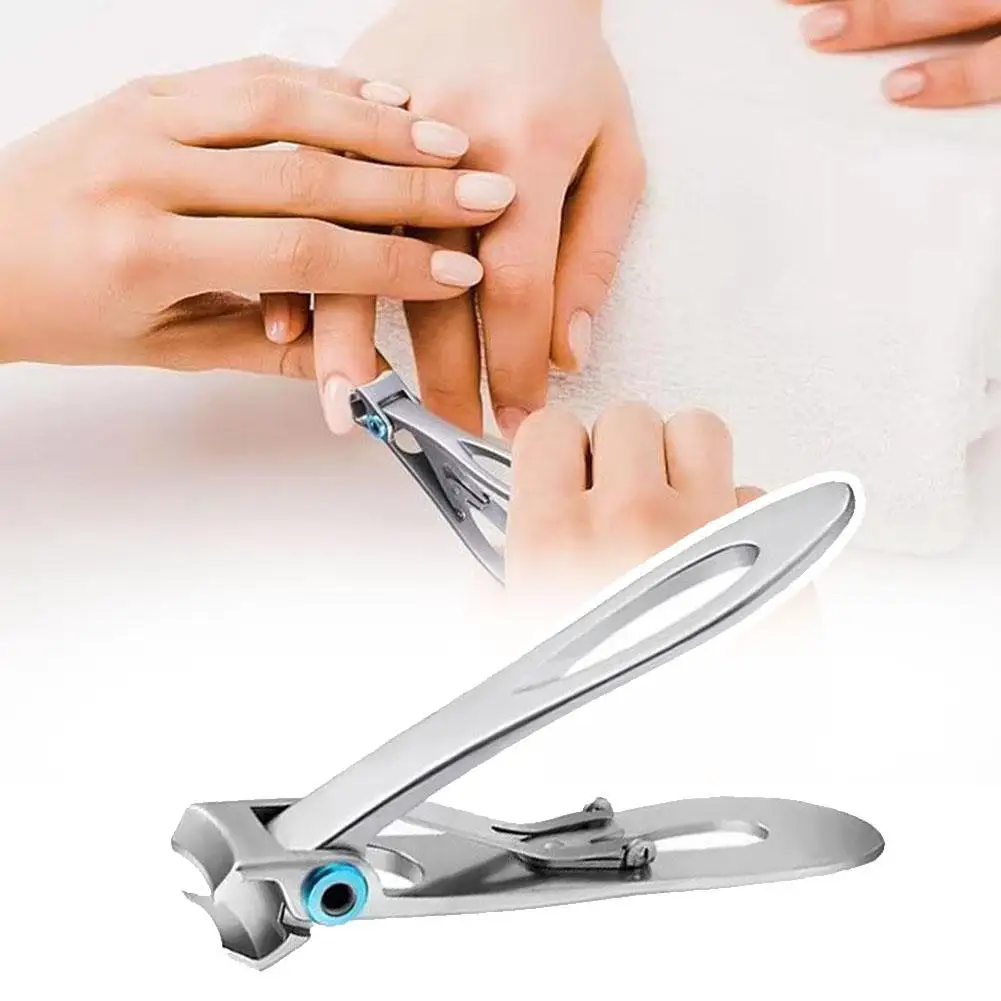 1 stücke Nagel Clippers Stahl Breite Kiefer Öffnung Zehennagel Fingernagel werkzeuge Eingewachsene Harte Maniküre Dicke Schere Cutter M8Z8