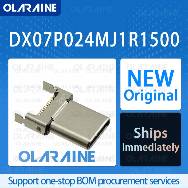 

20/50/100Pcs DX07P024MJ1R1500 100% brand new and original IC chip USB connector 24 Contact