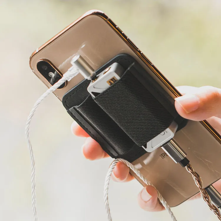 SHANLING USB Dongle DAC AMP Kantong dengan Pita Elastis Magnetik untuk UA4 UA3 UA2 UA1 dengan Ponsel IOS Android