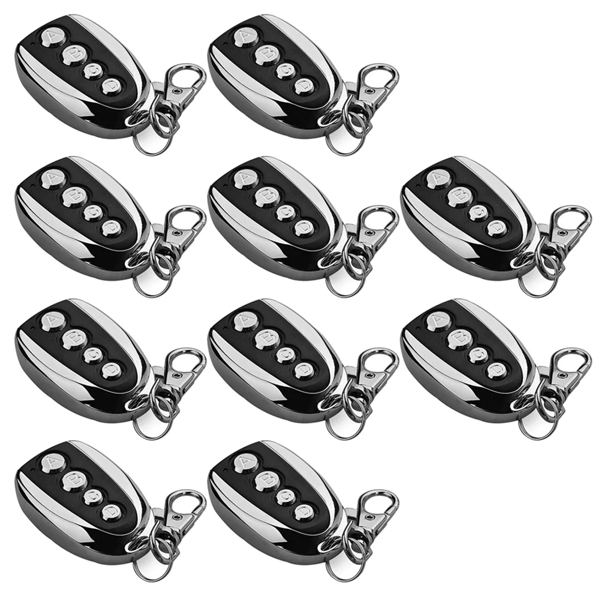 SEMOIC 433 МГц дистанционный дубликатор с фиксированным кодом, металлический пульт дистанционного управления для гаражных ворот, электрический механизм открывания дверей автомобиля от лица до лица