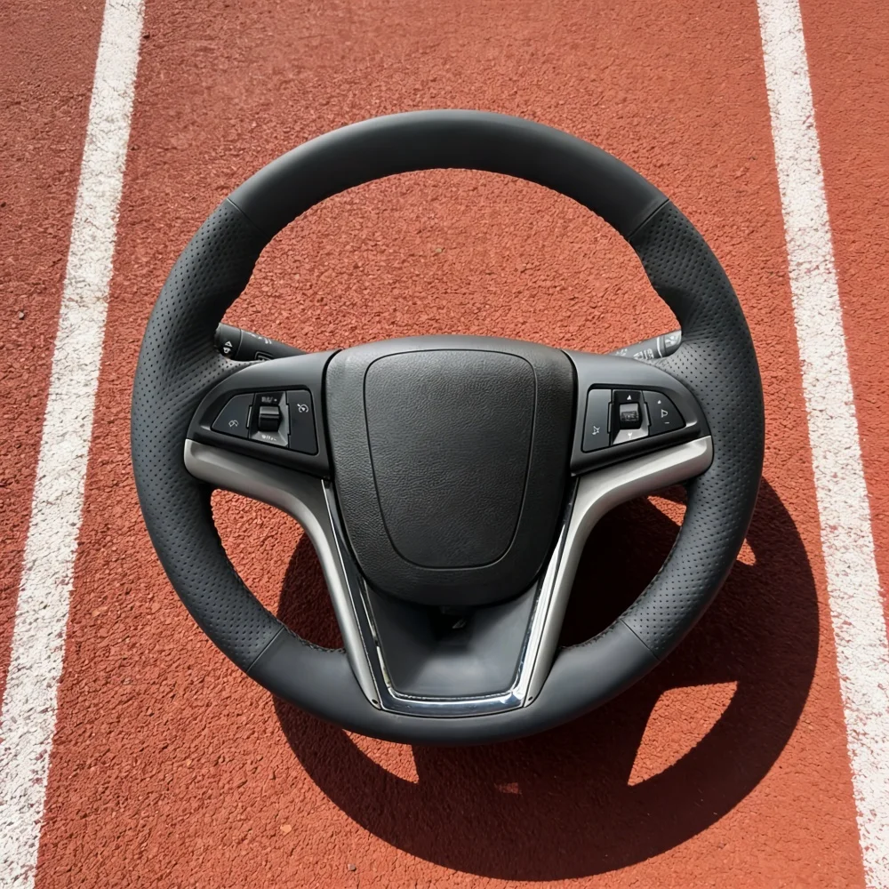 

Чехол на руль из перфорированной микрофибры ручной работы для Chevrolet Malibu, Crekor, Cruze, Camaro, автомобильные аксессуары