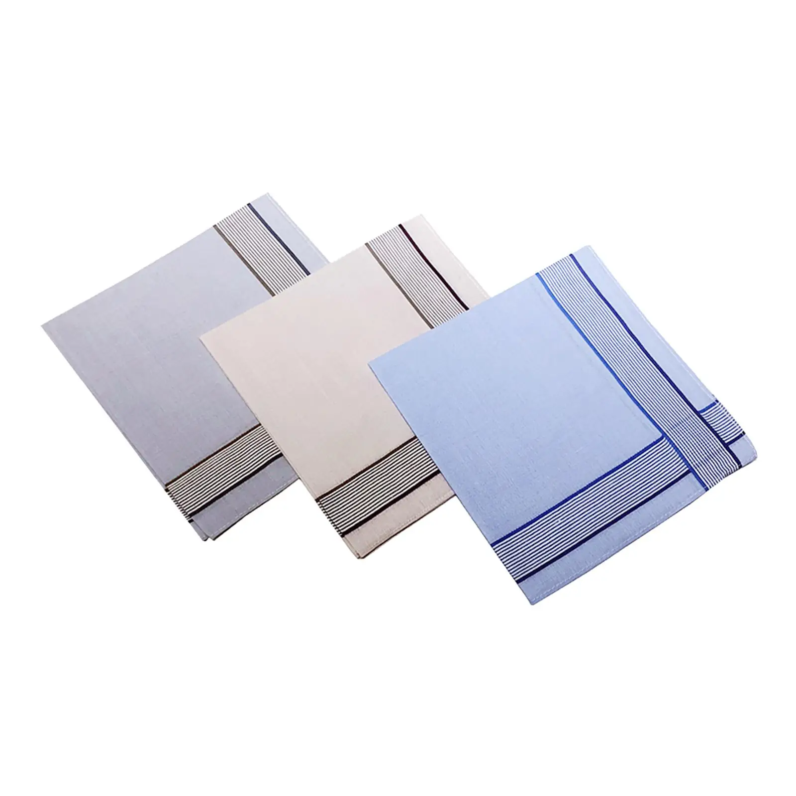 2x Elegant Men's Handkerchiefs - Stylish Accessories for Special Occasions