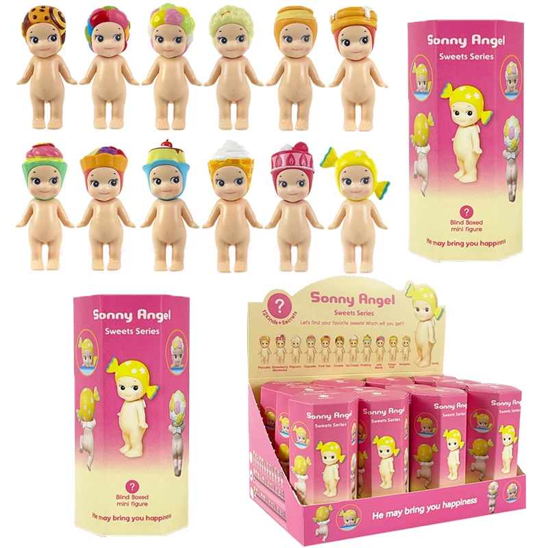 Sunshine Angel Party Angel Candy Standing Mini Doll Car Decoration Computer Mobile Phone Sticker Decoration Cute Blind Box