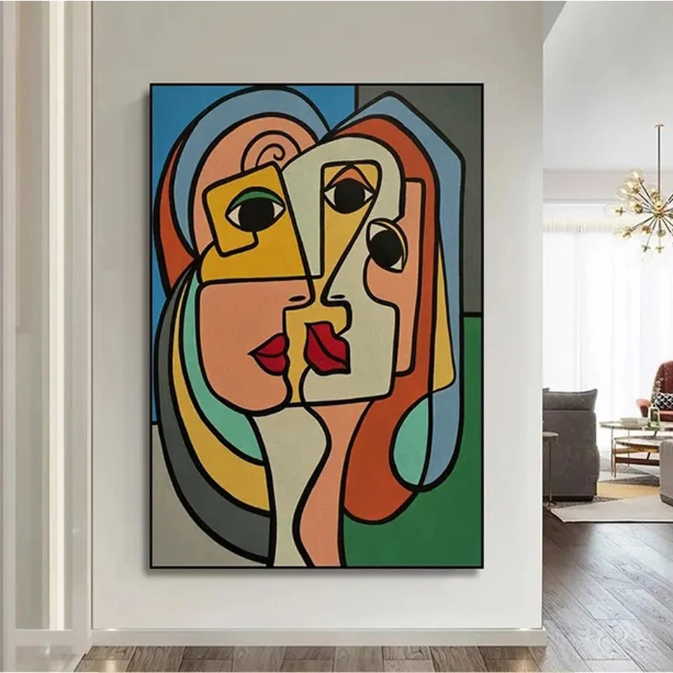 Picasso sztuka abstrakcyjna klasyczny obraz diamentowy nowa kolekcja pełna mozaika diamentowa 5D DIY zestaw do haftu krzyżykowego Home Decor