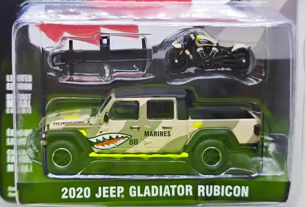 

GreenLight 1:64 2020 Jeep Gladiator Rubicon сплав микро модель автомобиля коллекция украшения автомобиль игрушка в подарок
