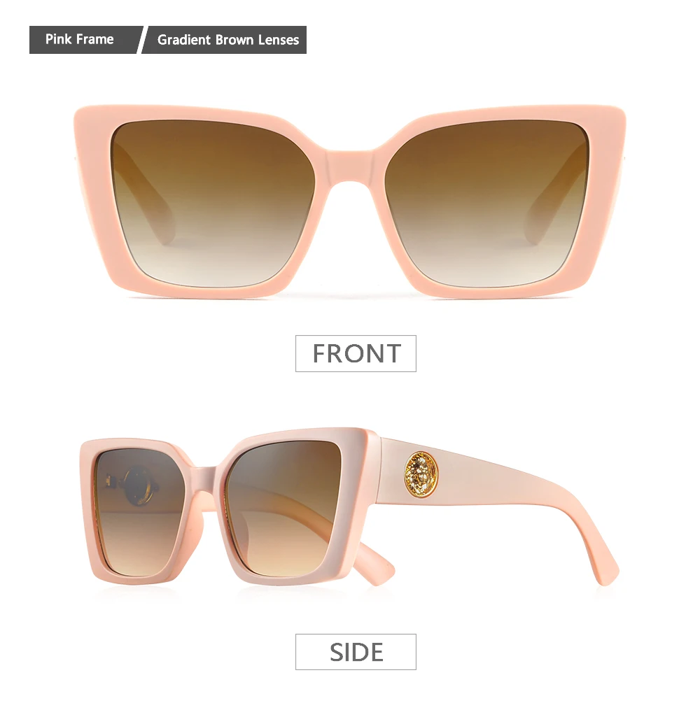 CRIXALIS Trendy Cateye Sonnenbrille Frauen 2025, Mode, Blendschutz, Farbverlauf, Sonnenbrille, weiblich, Outdoor, Reisen, Shades, Damen, UV400 – Detail 9