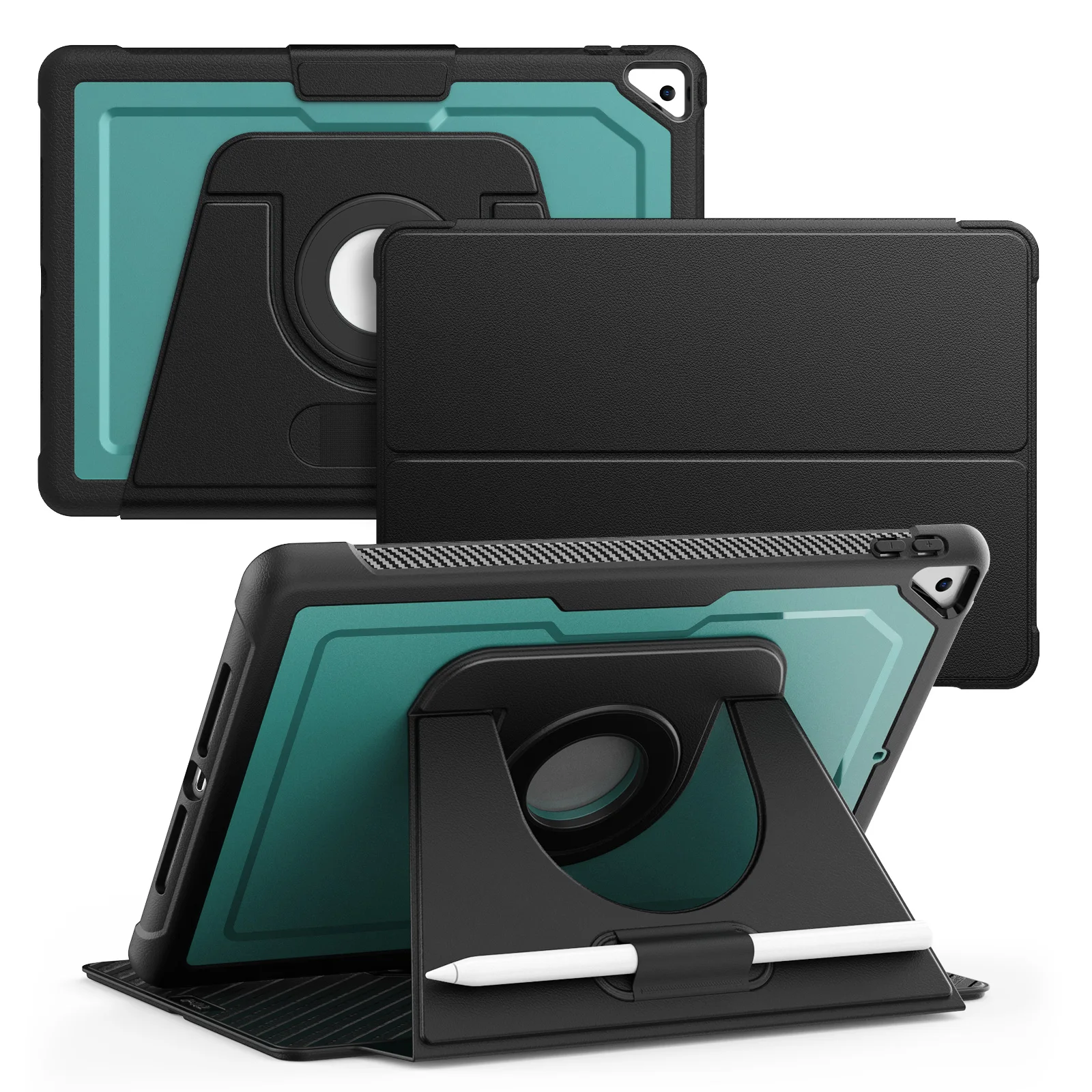 

Tablet Case for iPad 10.2 2021 9th Generation Case with pen slot Stand Cover for iPad 7th 8th 10.2 2020 2019 Air 3 10.5-in Case