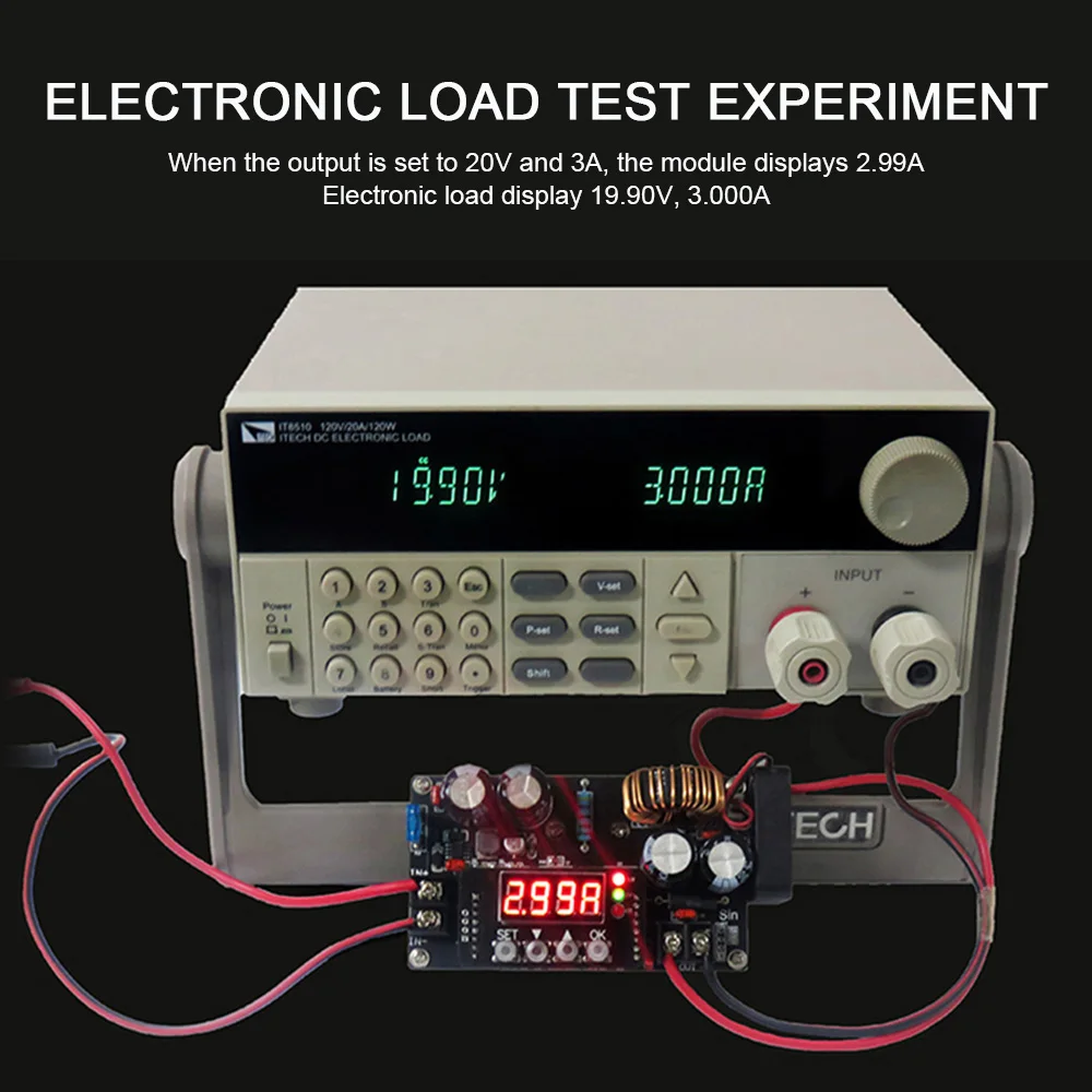 DKP6008ซีเอ็นซีปรับได้ DC แบบ Step-Down ควบคุมแหล่งจ่ายไฟโมดูล/ แรงดันคงที่และโวลต์มิเตอร์กระแสคงที่พร้อมพัดลม