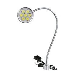 Lampe Industrielle Magnétique CNC Flexible à Col de Cygne, Machine-Outil, Base Magnétique, Plafonnier, 7W, L40 cm
