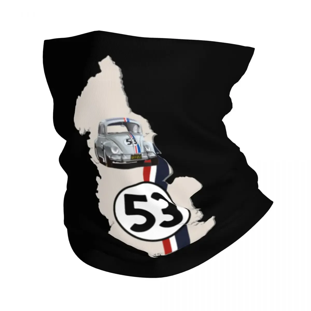 Herbie 53 Racing Car 1963 Circle Logo Bandana Neck Gaiter Printed Balaclavas Wrap Scarf Multifunctional Headband Running