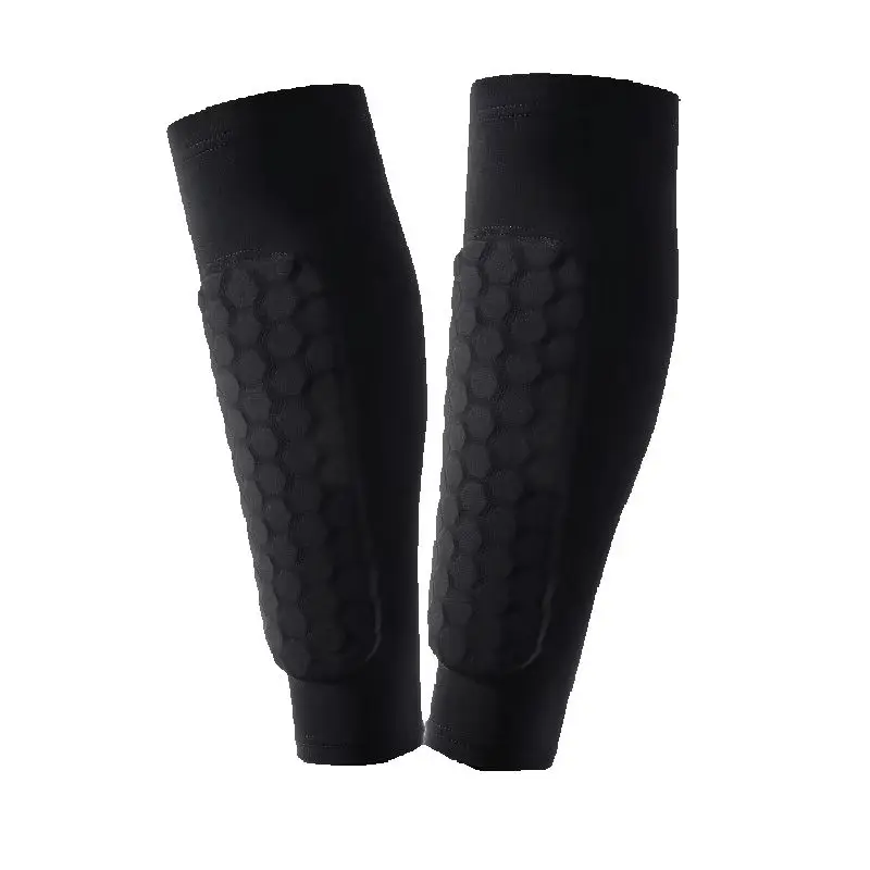 Fußball-Schienbeinschutz-Socken mit Schaumstoff, Waden-Kompressionshülle mit Wabenpolstern, Sport-Leggings & Fußballausrüstung