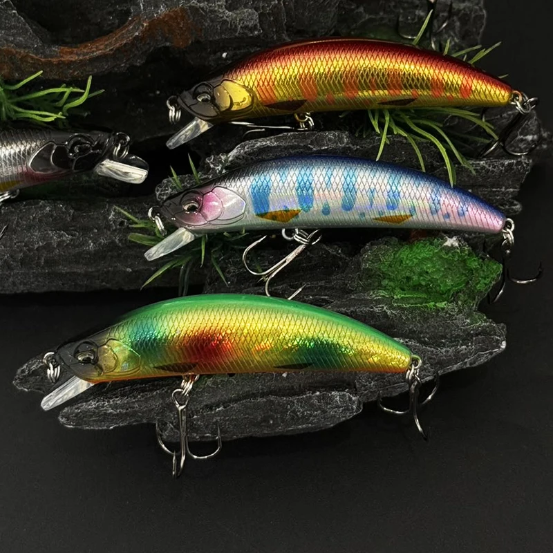 Señuelo Minnow Hundimiento Lento Lanzamiento Largo Acción Realista - imagen 5