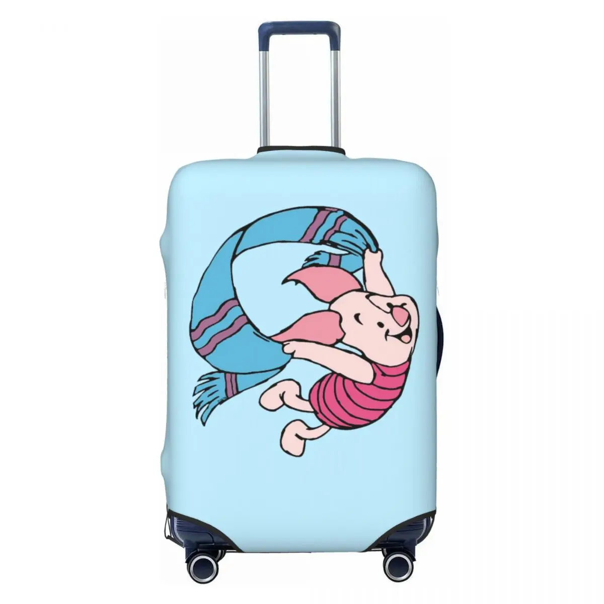 

Custom P-Piglets Anime Big Movie Luggage Cover Elastic Travel Suitcase Protective Covers Fits 18-32 Inch