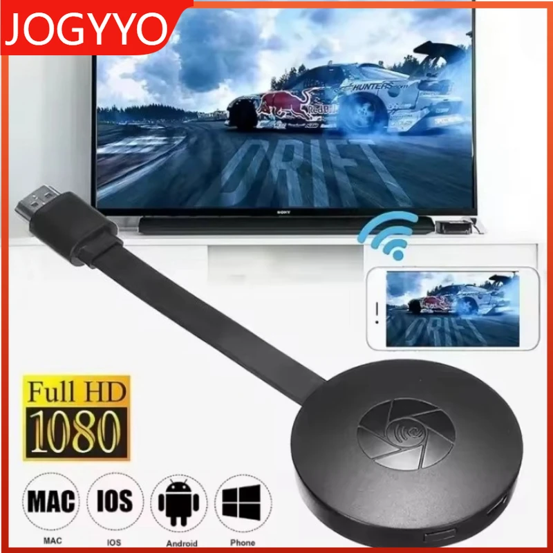 G2 جهاز استقبال للتليفزيون MiraScreen لاسلكي واي فاي عرض DLAN دونغل استقبال HDMI متوافق مع Miracast شاشة النسخ المتطابقة أيcast ios أندرويد