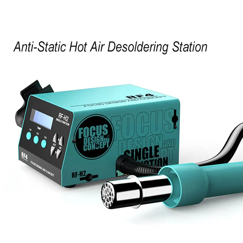 RF-H2 1000Wanti-static heat gun welding station digital display mobile phone main board integrated circuit automatic welding