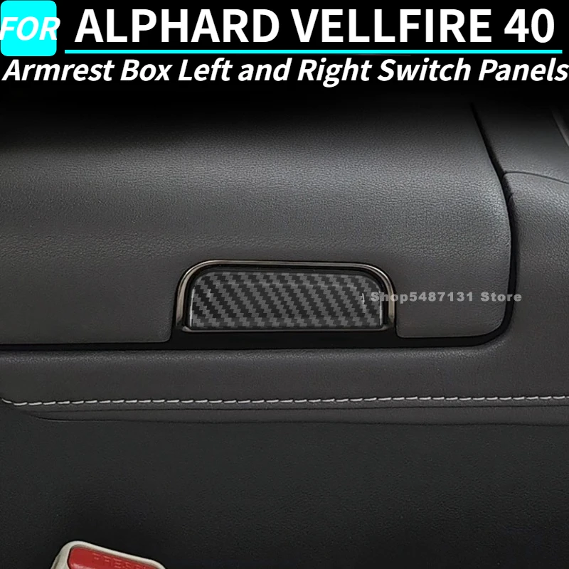 

Коробка подлокотника, левая и правая панели переключателей для ALPHARD VELLFIRE 40, аксессуары для интерьера 2023 2024 2025