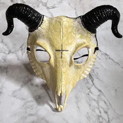 New Creative Halloween Goat Scary Mask Sheep Bone Skull Mask Makeup Ball Festival Party Decoration Animal Mask Decoration
