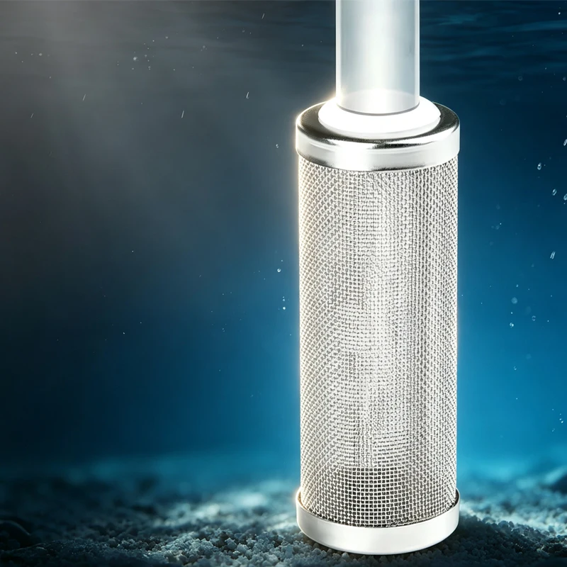 Fish Tank Filter Stainless Steel Inlet Case Mesh Shrimp Nets Special Cylinder Filters Inflow Inlet Protect Aquarium Accessories