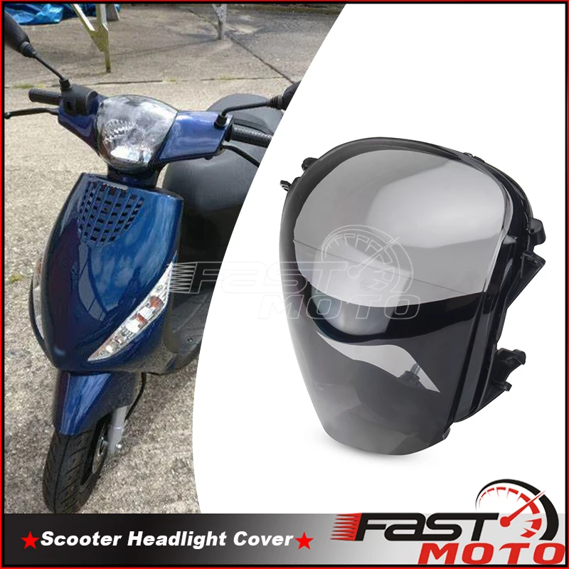 Skuter Motocykl Reflektor Przedni Prędkościomierz Szklana Osłona Reflektora Do Zip 100 98 4T 125 124 50 49 4T 50 2T AC LC