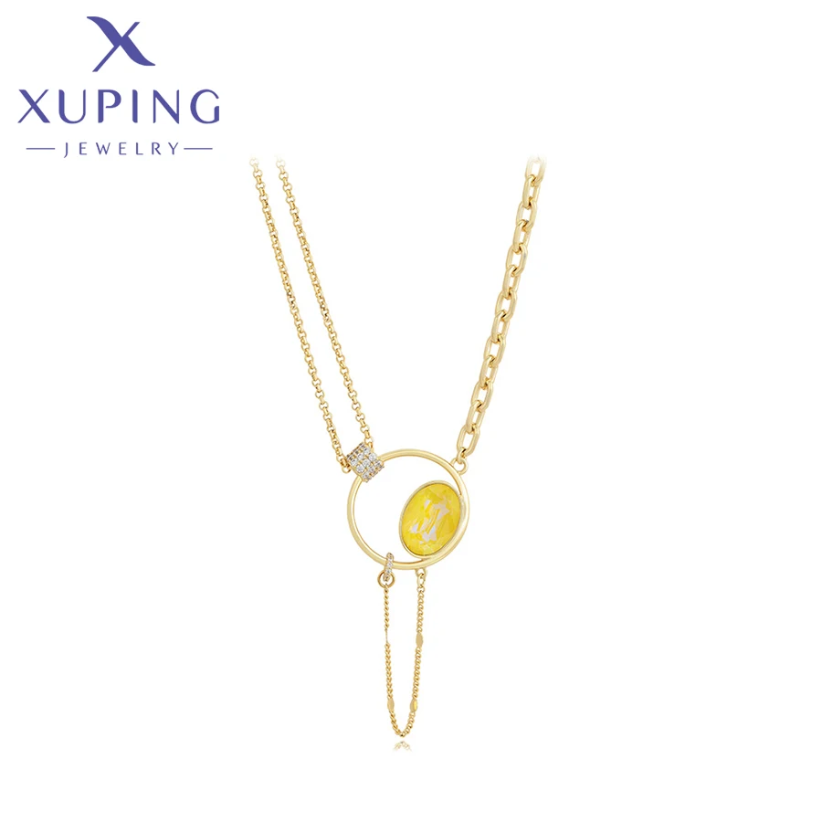 

Xuping, модные ювелирные изделия, Новое поступление, ожерелье с подвеской с кристаллами для женщин A00718992