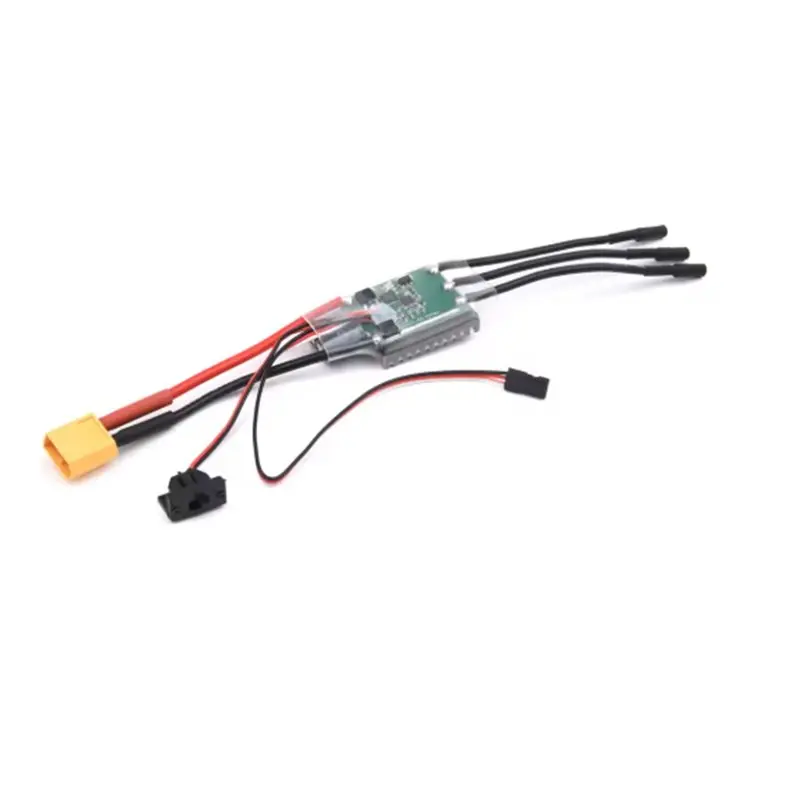 

【SURPISE】AM32 60A 2-4S Бесщеточный ESC с программируемым разъемом для модернизации, для радиоуправляемых краулеров 1/8 масштаба, для Traxxas SCX10 TRX4 TRX6 Axial