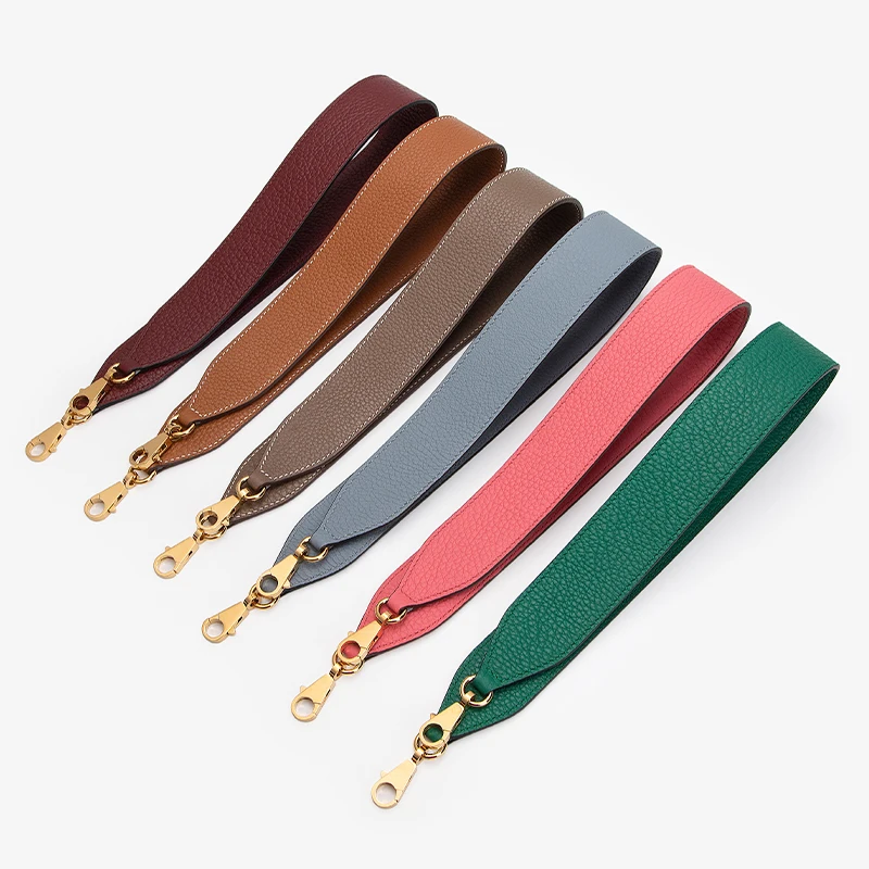 CRAZYSMITH Genuine Leather Luxury Bag Strap For Hermes Kelly Underarm Wide Shoulder Straps Replacement Handbag Bag Accessories