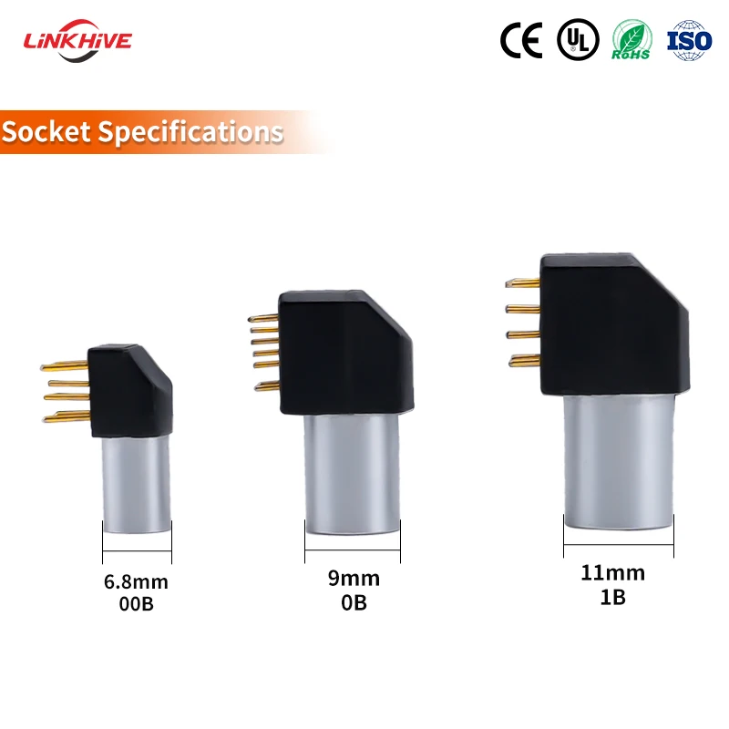 High Reliability B Series 2-10Pin EPG ZPG China Manufacturer (Durable & Stable)Circular Push-Pull Connector Compatible with ODU - view 4