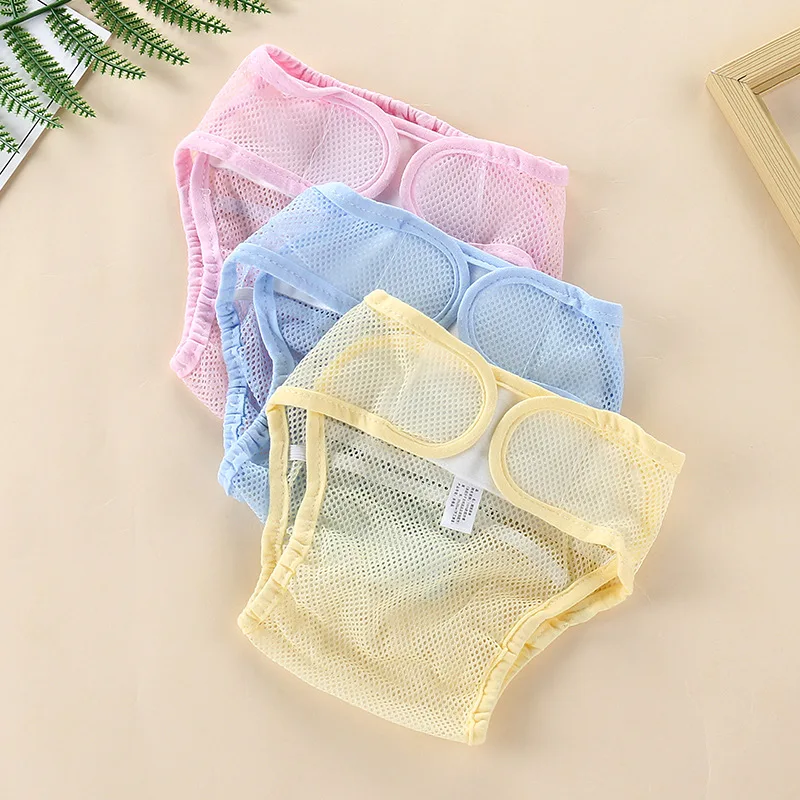 Newborn Baby Training Pants Baby Shorts Summer Washable Underwear Boy Girl Cloth Diapers Reusable Nappies Infant Panties