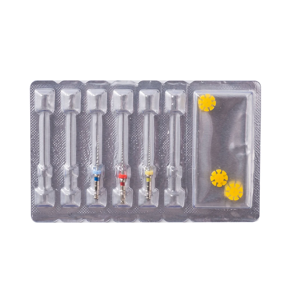 Easyinsmile 1/5packs Dental Baby NITI Rotary Files Pediatric Endodontic Rotary Engine Files Tip 16MM For Kids Root Canal 04taper