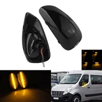 Dynamic LED Wing Door Mirror Signal Indicator Light For 10-up Renault Master III