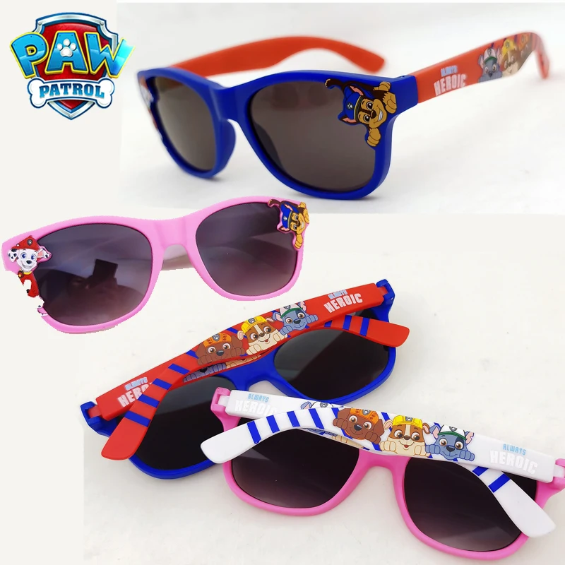 Gafas de sol de la patrulla canina para niños, lentes de sol con protección solar para exteriores, accesorio de viaje para fotografía, regalo de cumpleaños