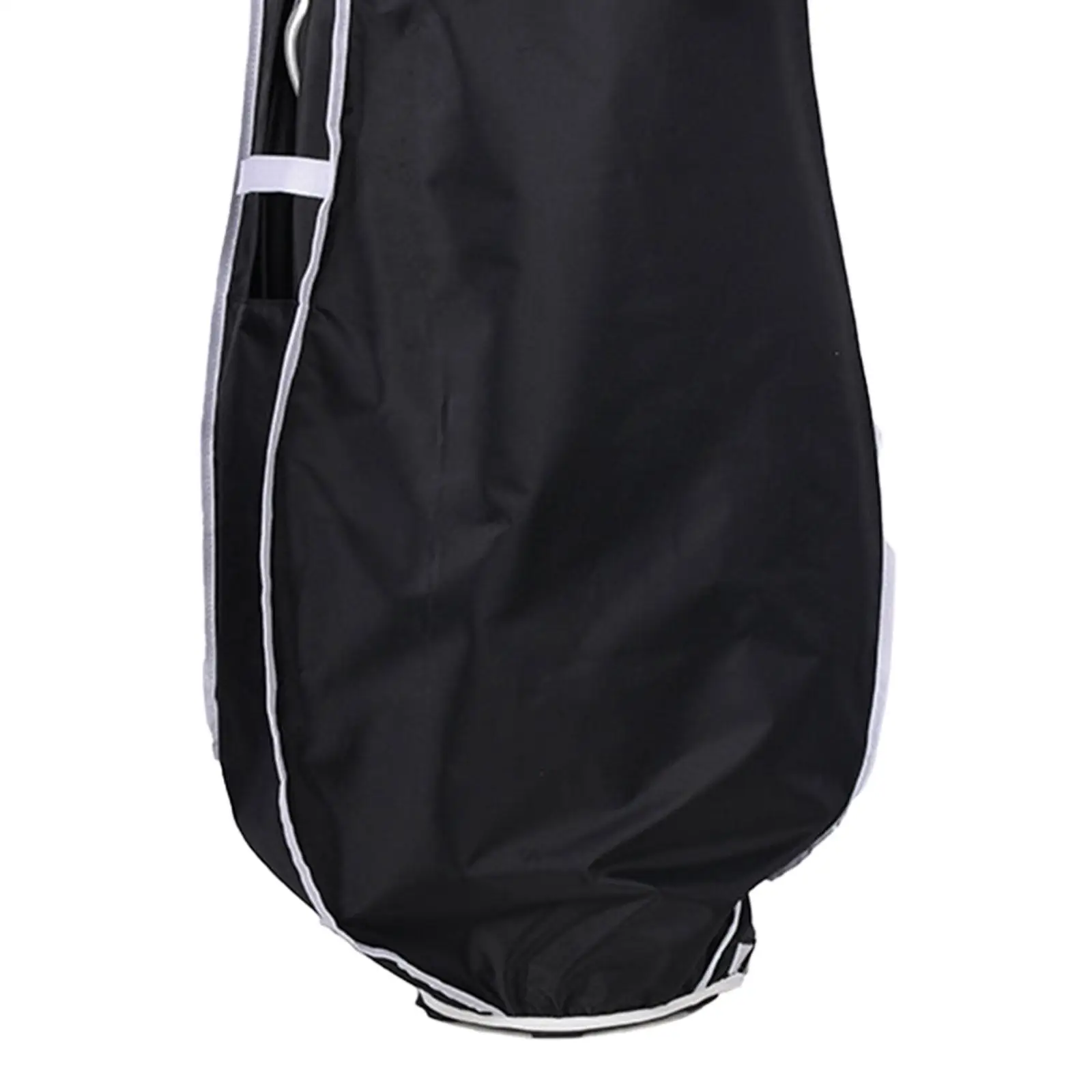 Golf Bag Protector Sleeve Waterproof PVC Rain Cover with Smooth Zipper and Strap for Club Bag Dustproof Travel Storage