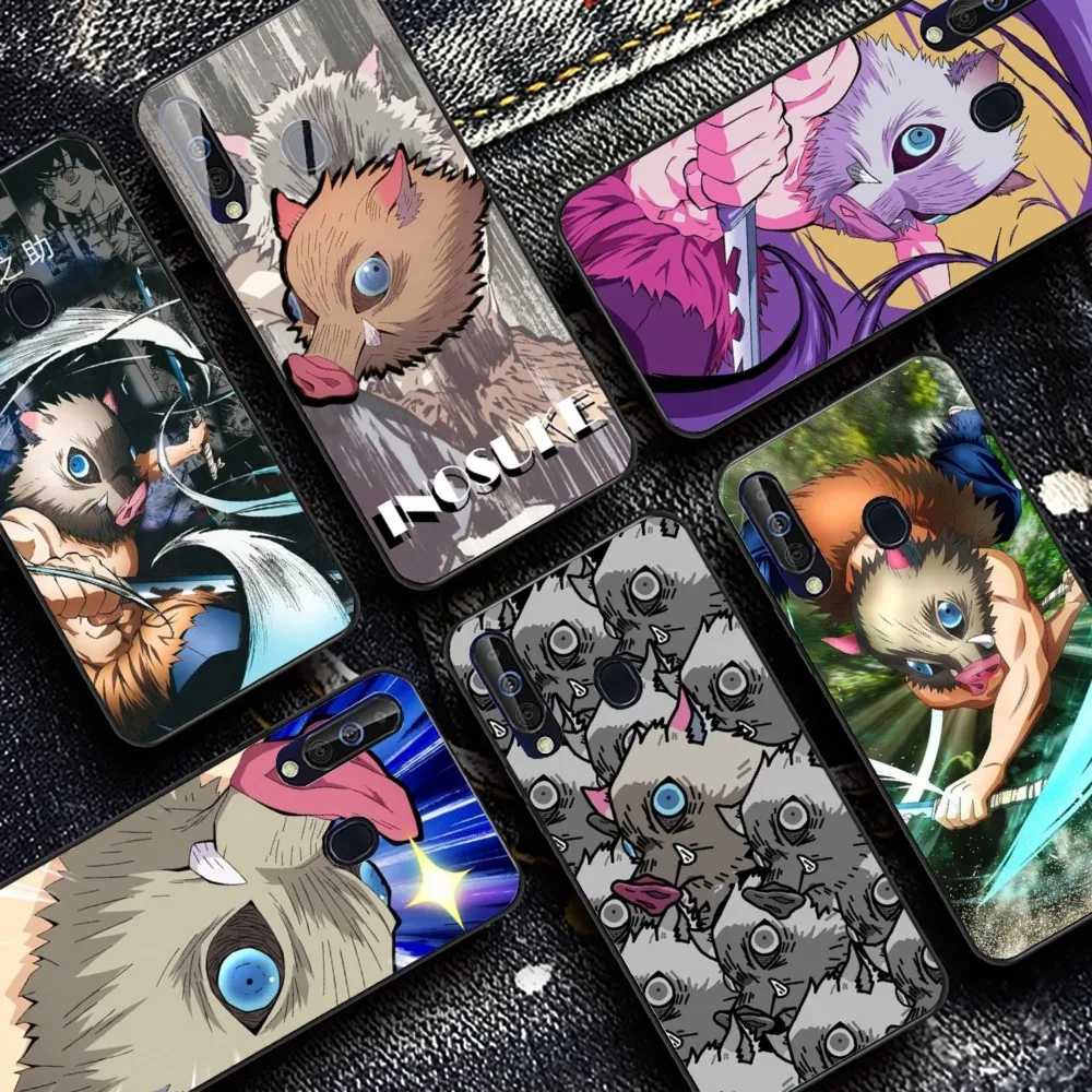 

Inosuke Hashibira Anime Phone Case For Samsung A 13 21 30 31 32 51 52 53 70 For Huawei Honor 50 60 70 For OPPO Vivo