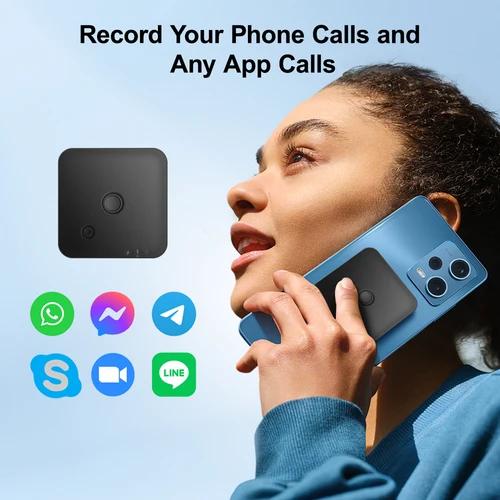 Imagen 2 del producto Grabadora de voz para reuniones, clases, negra