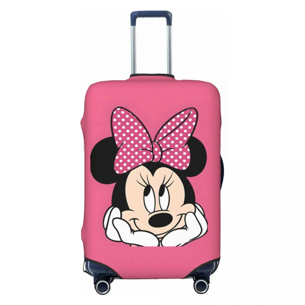

Custom Minnie Anime Mickey Mouse Cartoon Luggage Cover Elastic Travel Suitcase Protective Covers Fits 18-32 Inch