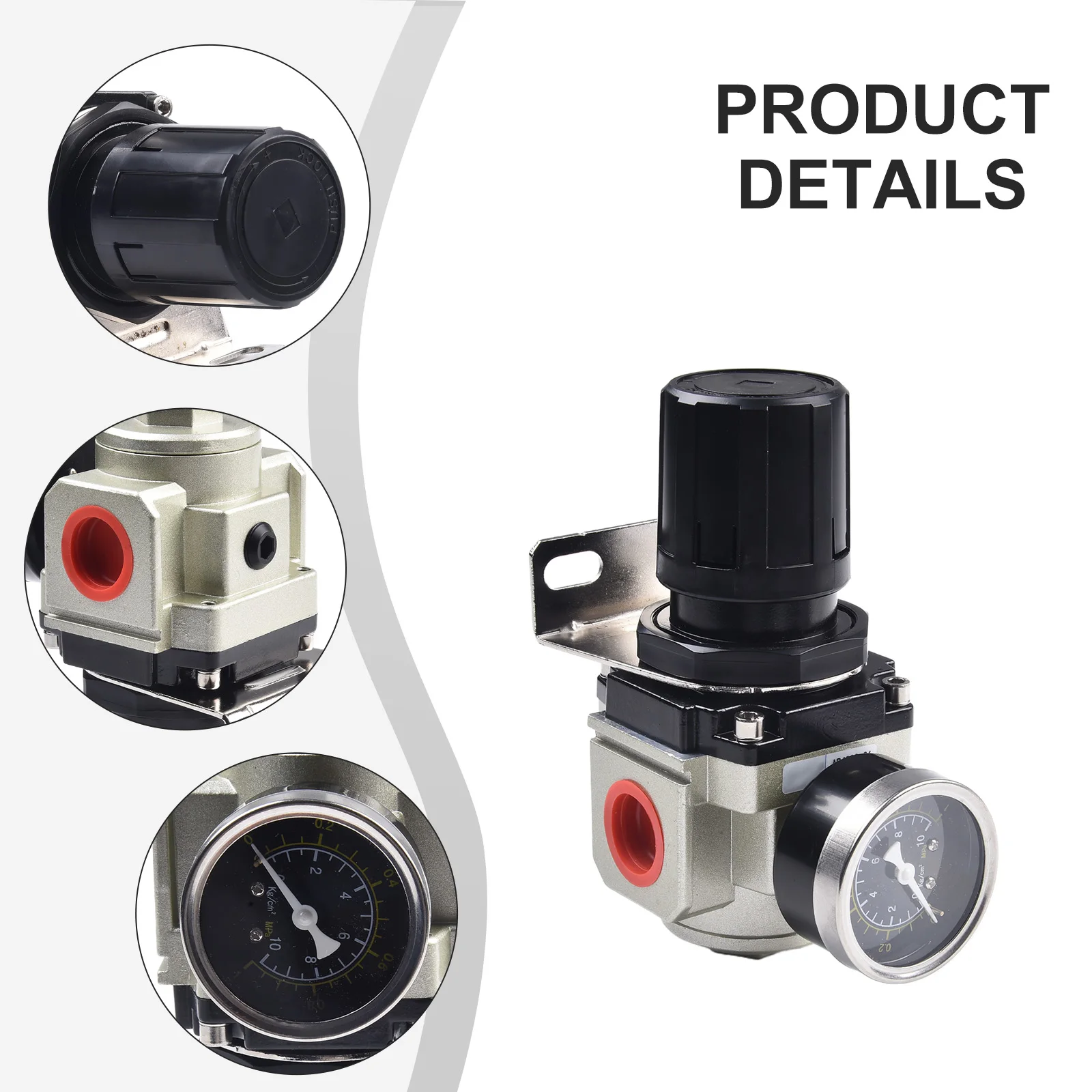 AR2000 AR3000 AR4000 AR5000 Pressure Regulating Valve Air Control Compressor Pressure Relief Regulator Valve With Fitting