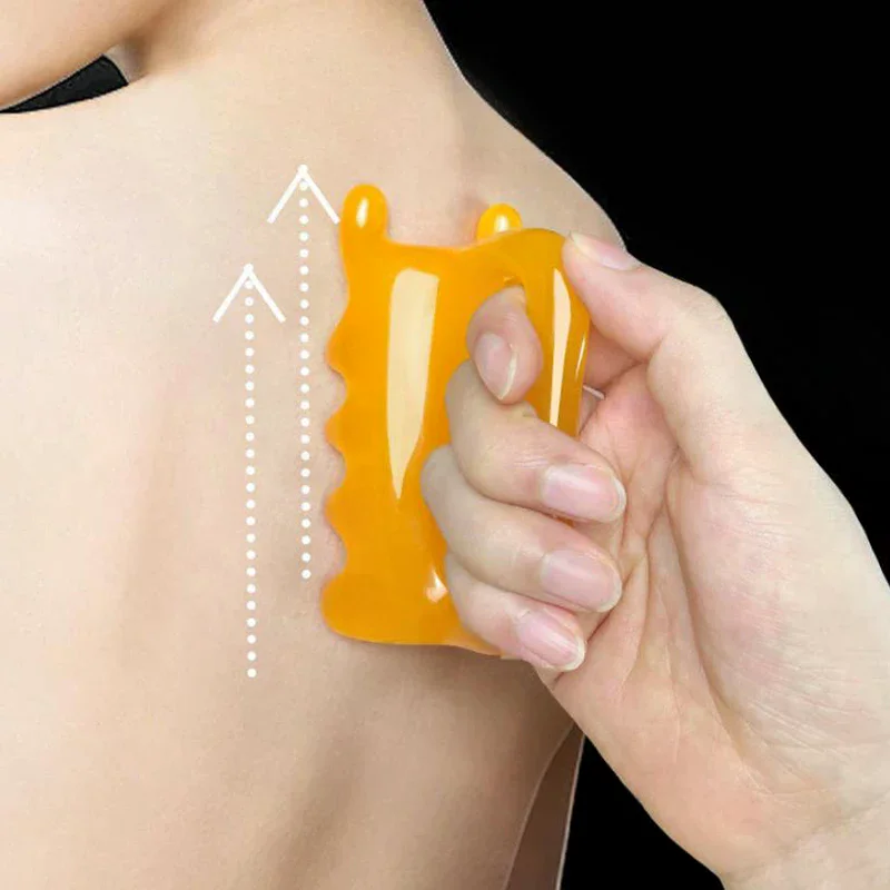 

Многофункциональный массажер для плеч и шеи, скребковый массажер с двойным нажатием, ручной инструмент для массажа тела