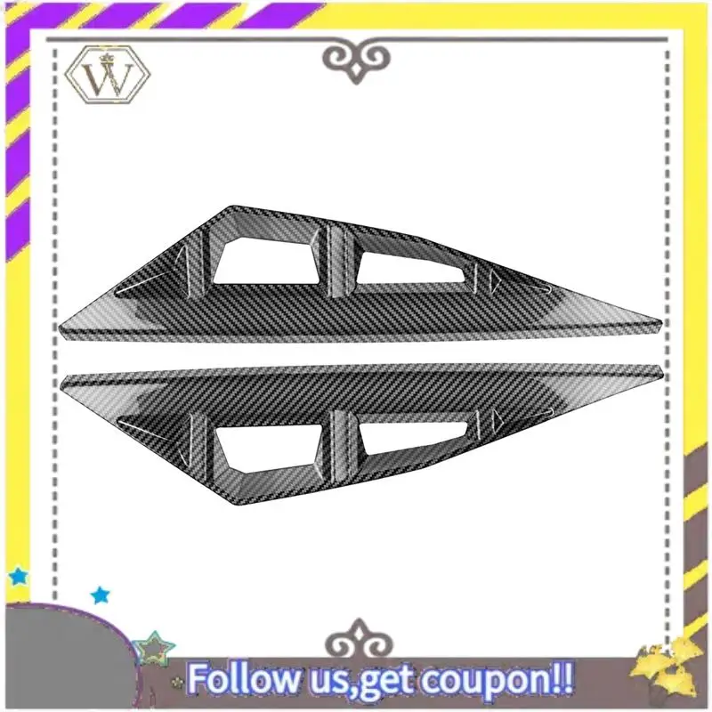 

ABXV-углеродное волокно, передняя противотуманная фара, накладка на брови, противотуманная фара, накладка на брови для Hyundai IONIQ 6 2022 2023 +