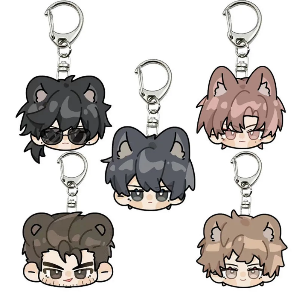 الكلاسيكية القبر المفقود المفاتيح امرأة الاكريليك الرجال لطيف مضحك حلقة رئيسية الاطفال تشانغ كيلين وو شي كيلين تشانغ سوبر وو كيرينغ رجل