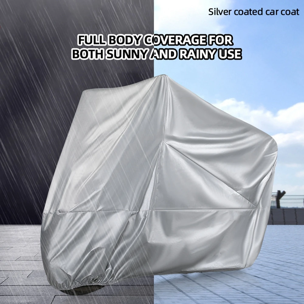 

Motorcycle Cover Waterproof All Season Dustproof UV Protective Outdoor Indoor Scooter Motorbike Cover