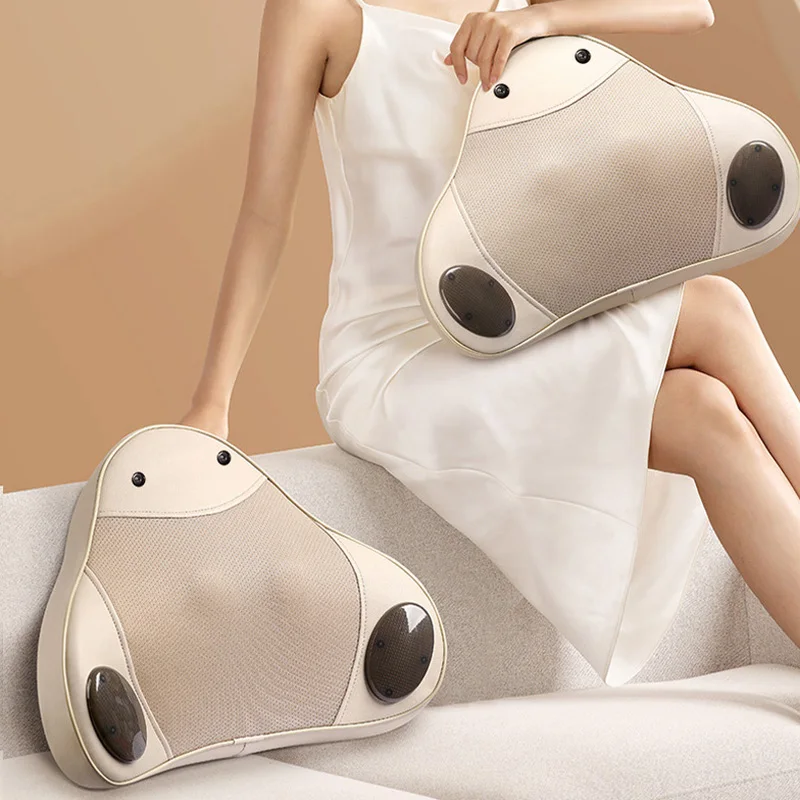 

New Smart Massage Device for Neck Back Body and Waist Kneading and Massaging Automatic Multi Functional Car Cushion for Home Use