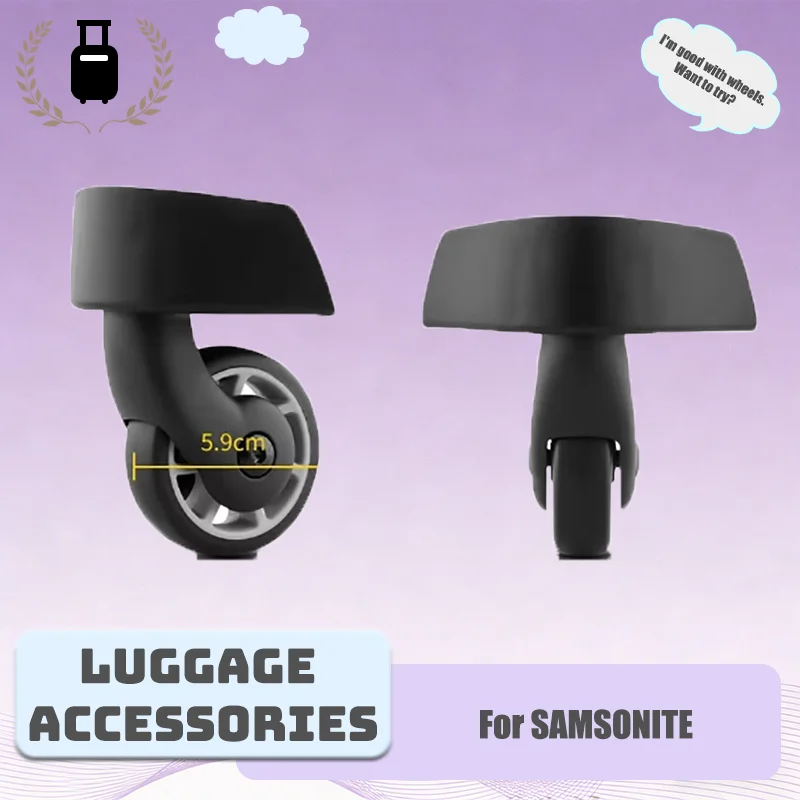 

For Smasonite 360° Wheel Replacement Parts Luggage Wheels Silent Simple Type Self-Rotating Wheels