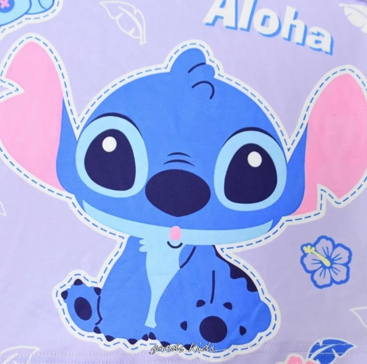 Spring Autumn Lilo And Stitch Girls Home Suit 2pcs Top+Pant Sets Long Sleeves Kids Pajamas Children\'s Underwear Set Best Gift