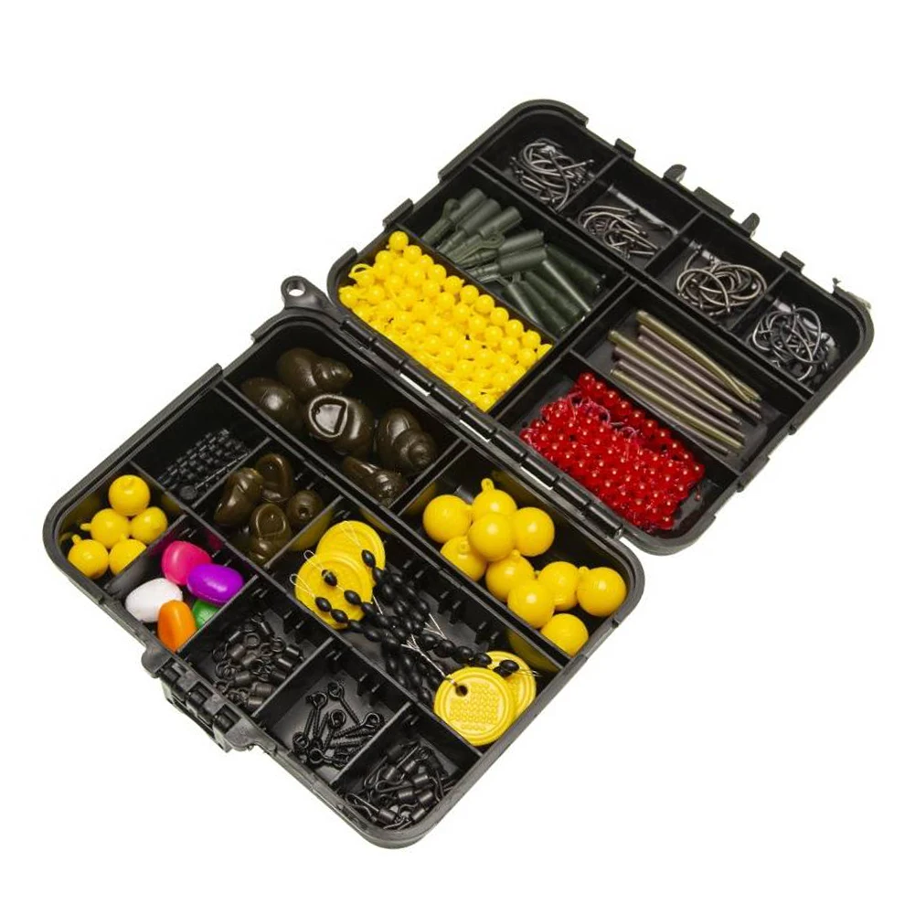 

Best Carp Fishing Tackle Box 143145pcs Accessories Including Hooks Swivels and More for All Your Fishing Needs