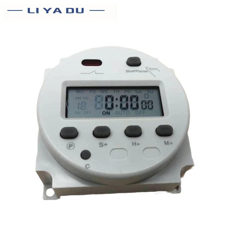 CN102A 12V/24V/110V/220V Single and double countdown micro cycle time control switch timer controller seconds control