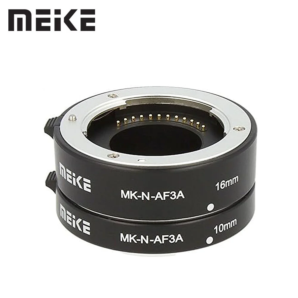 Meike MK-N-AF3A AF Auto Focus Macro Extension Tube Adapter Ring for Nikon 1 Mount J1 J2 J3 J4 J5 S1 S2 V1 V2 V3 AW1 Camera