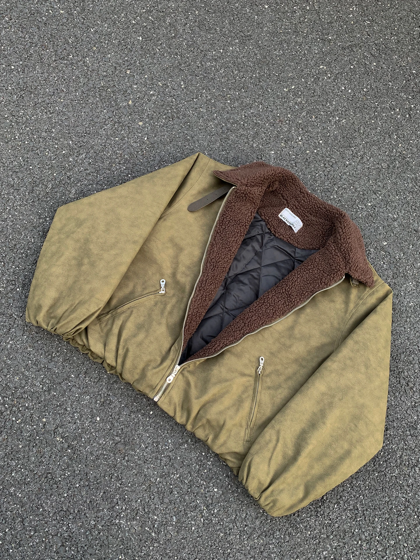 Thiened الدفء بولي Leather الجلود Jaet الرجال الشتاء عادية Sle الرجعية الأمريكية القطن معطف ort واسعة القرد العصرية ملابس خارجية